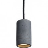 Lampa betonowa Kalla LoftLight | Wisząca tuba antracytowa