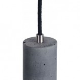 Lampa betonowa Kalla LoftLight | Wisząca tuba antracytowa