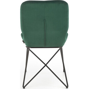 Krzesło welurowe K454 zielone Halmar | Nowoczesny design
