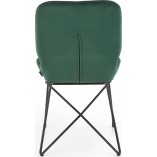 Krzesło welurowe K454 zielone Halmar | Nowoczesny design