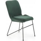 Krzesło welurowe K454 zielone Halmar | Nowoczesny design