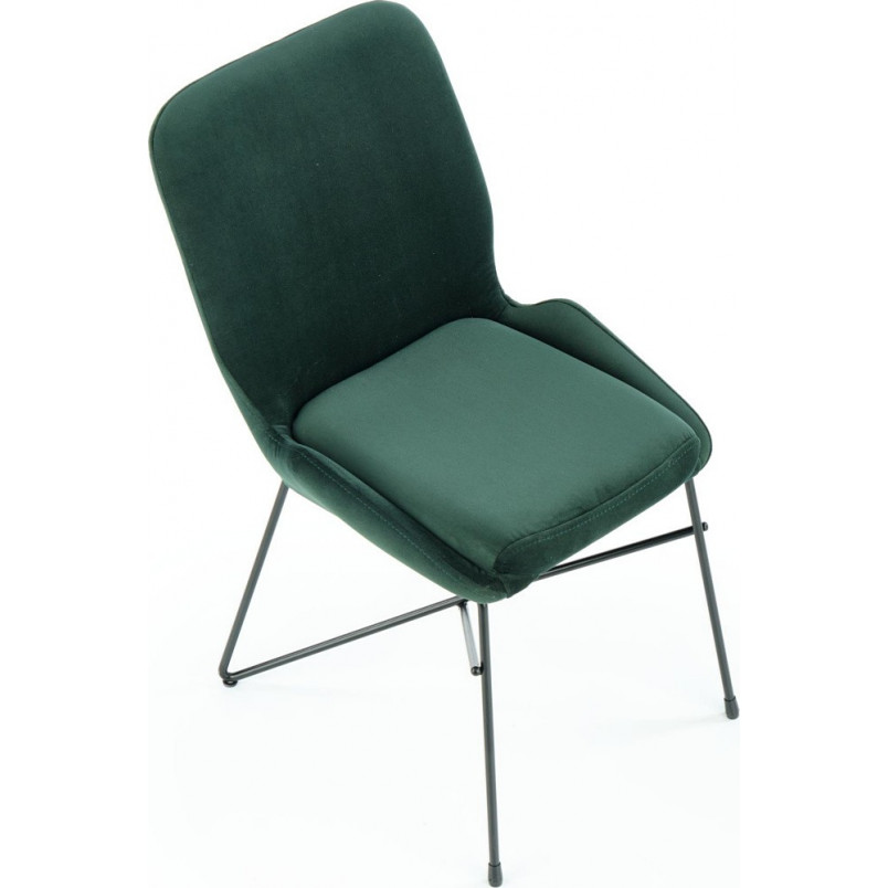 Krzesło welurowe K454 zielone Halmar | Nowoczesny design