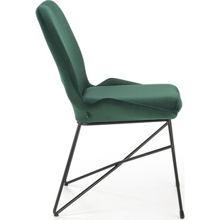 Krzesło welurowe K454 zielone Halmar | Nowoczesny design