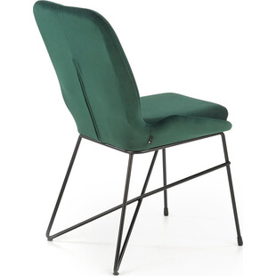 Krzesło welurowe K454 zielone Halmar | Nowoczesny design