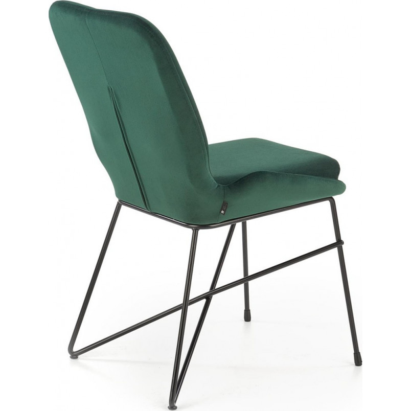 Krzesło welurowe K454 zielone Halmar | Nowoczesny design