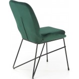 Krzesło welurowe K454 zielone Halmar | Nowoczesny design