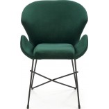 Krzesło welurowe zielone K458 Halmar | Nowoczesny design