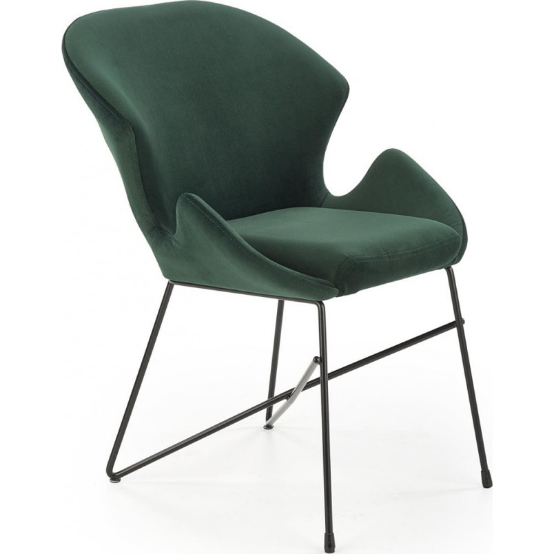 Krzesło welurowe zielone K458 Halmar | Nowoczesny design