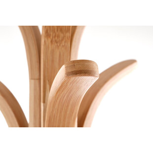 Wieszak stojący bambusowy Halmar W63 - Naturalny design