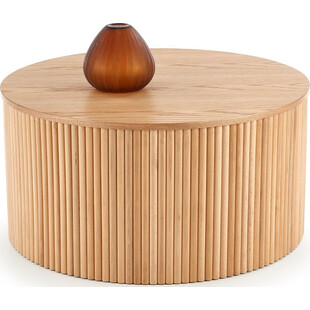 Stolik drewniany Woody Halmar 80cm - Naturalny Design