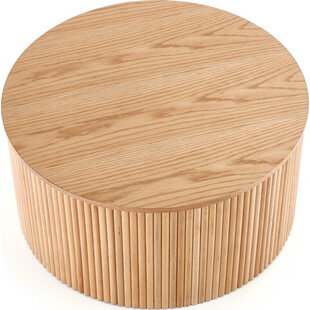 Stolik drewniany Woody Halmar 80cm - Naturalny Design