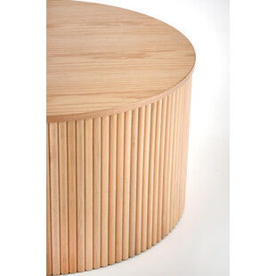 Stolik drewniany Woody Halmar 80cm - Naturalny Design