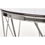 Stolik boczny glamour Selena 55cm - Halmar | Szkło dymione