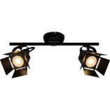 Plafon industrialny Movie II LED - Brilliant | Czarny Mat