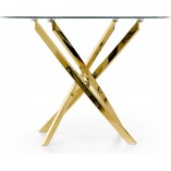 Stół szklany glamour Raymond 100cm - Halmar | Cena 599 PLN