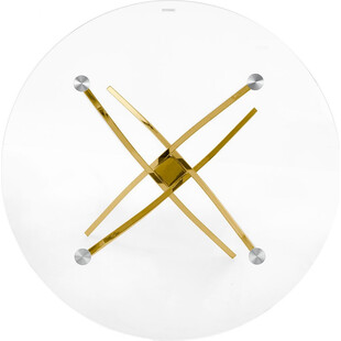 Stół szklany glamour Raymond 100cm - Halmar | Cena 599 PLN