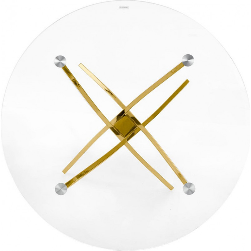Stół szklany glamour Raymond 100cm - Halmar | Cena 599 PLN