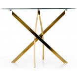 Stół szklany glamour Raymond 100cm - Halmar | Cena 599 PLN
