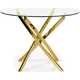 Stół szklany glamour Raymond 100cm - Halmar | Cena 599 PLN
