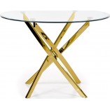 Stół szklany glamour Raymond 100cm - Halmar | Cena 599 PLN
