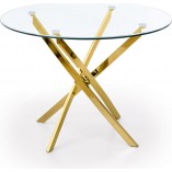 Stół szklany glamour Raymond 100cm - Halmar | Cena 599 PLN