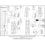 Regał Narvik 148cm Halmar | Skandynawski Design