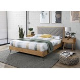 Łóżko Margarita 160x200 Halmar: Skandynawski Design, Komfort i Funkcjonalność