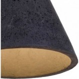 Lampa Betonowa Wisząca Kobe Czarna | LoftLight