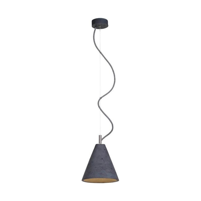 Lampa Betonowa Kobe LoftLight | Wiszący Abażur Szary