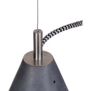 Lampa Betonowa Kobe LoftLight | Wiszący Abażur Szary
