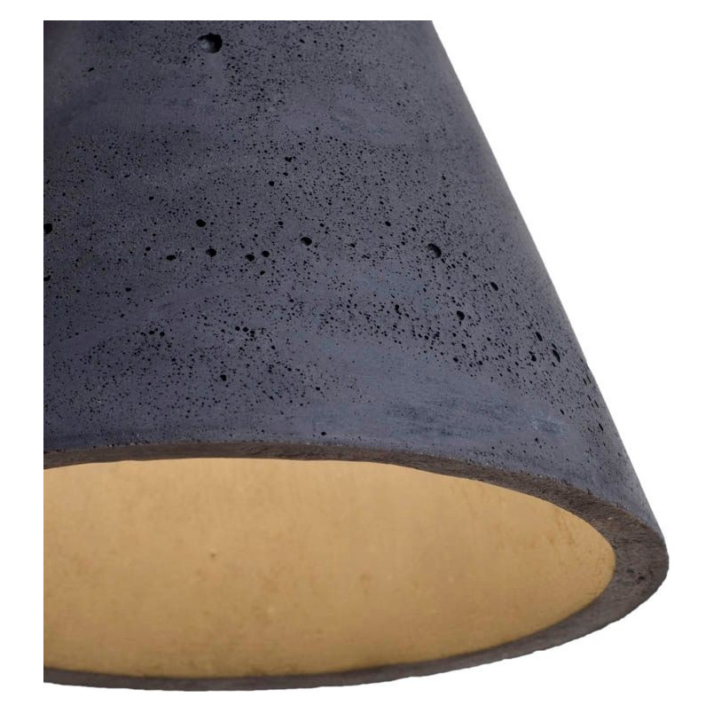 Lampa Betonowa Kobe LoftLight | Wiszący Abażur Szary