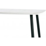 Stół szklany Marco glamour Halmar | Biały marmur, 120x70cm