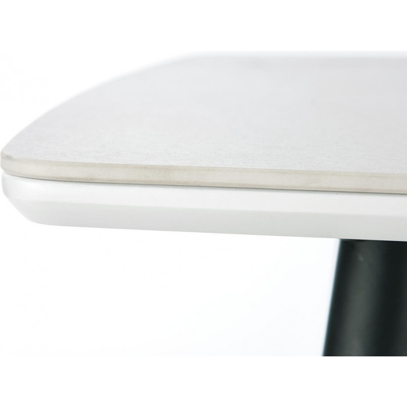 Stół szklany Marco glamour Halmar | Biały marmur, 120x70cm