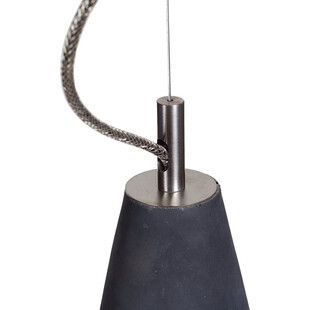 Lampa Betonowa Wisząca Kobe Czarna LoftLight | Kup Teraz