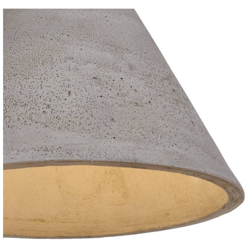 Lampa Betonowa Kobe LoftLight | Szara, Wisząca, E27