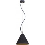 Lampa Betonowa Wisząca Kobe Czarna | LoftLight - Kup Teraz!
