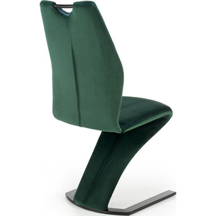 Krzesło welurowe zielone Halmar K442 - Nowoczesny design