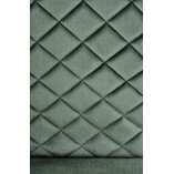 Krzesło welurowe zielone Halmar K442 - Nowoczesny design