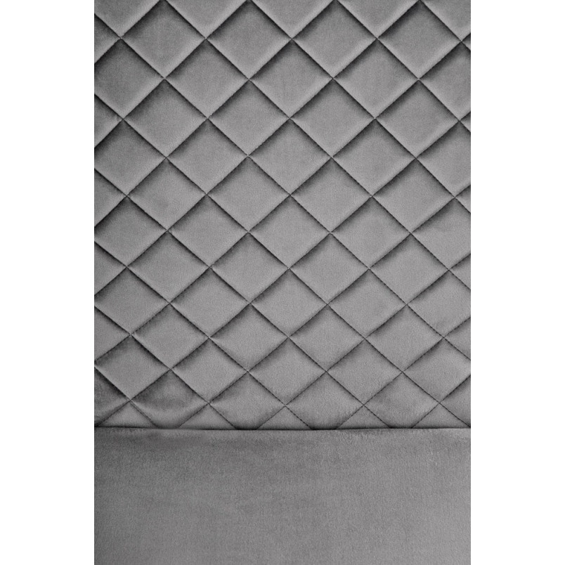 Krzesło welurowe szare Halmar K442 | Nowoczesny design