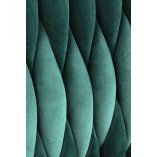 Krzesło welurowe zielone Halmar K436 - Elegancki Design