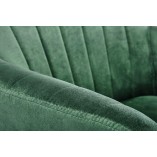 Krzesło welurowe K429 zielone Halmar | Komfortowy fotel