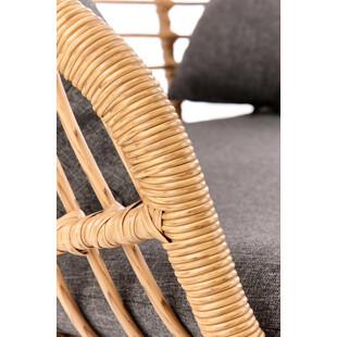 Sofa rattanowa boho Ikaro XL 120cm Halmar - Komfort i styl!