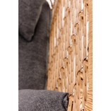 Sofa rattanowa boho Ikaro XL 120cm Halmar - Komfort i styl!