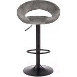 Hoker welurowy H102 szary Halmar - Komfort i styl w Twoim domu