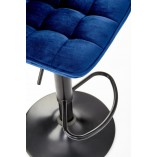 Hoker pikowany granatowy Halmar H-95 - Komfort i styl!
