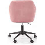 Krzesło młodzieżowe Fresco Velvet różowe Halmar - Komfort i styl!