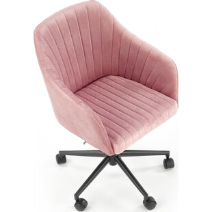 Krzesło młodzieżowe Fresco Velvet różowe Halmar - Komfort i styl!