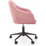 Krzesło młodzieżowe Fresco Velvet różowe Halmar - Komfort i styl!