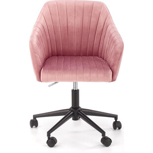 Krzesło młodzieżowe Fresco Velvet różowe Halmar - Komfort i styl!
