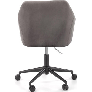 Krzesło Fresco Velvet Halmar - Szare, Ergonomiczne | Sklep meble